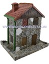 Casa de lujo en resina de 28x21x30 cm