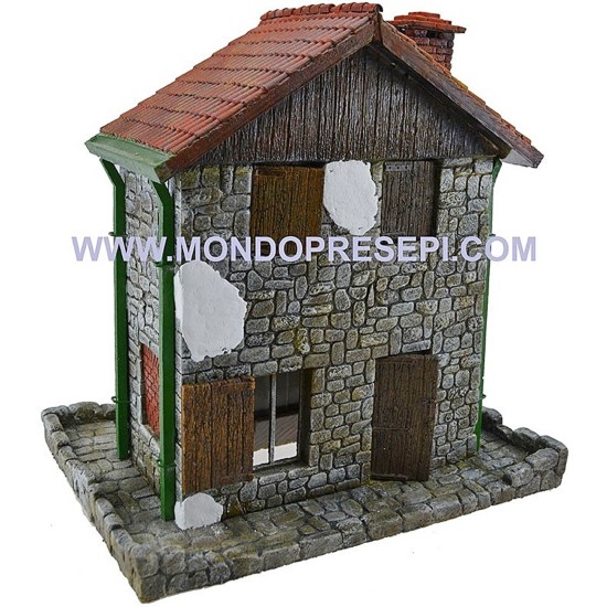 Deluxe resin house 28x21x30 cm