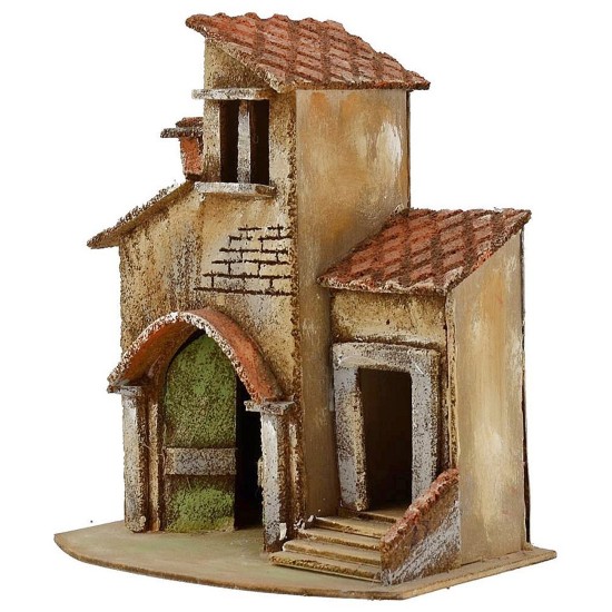 House two storeys with shop 24x15x26h