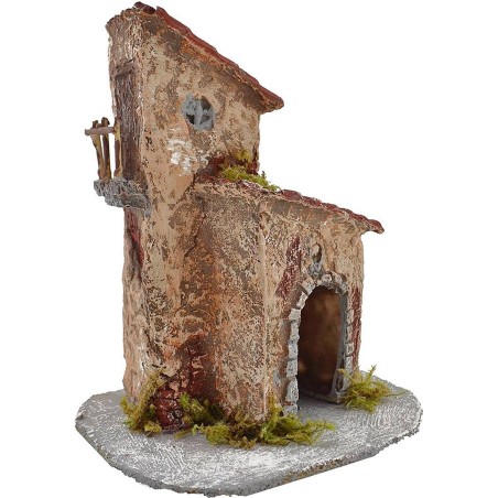 Resin house cm 15x12x18 h.