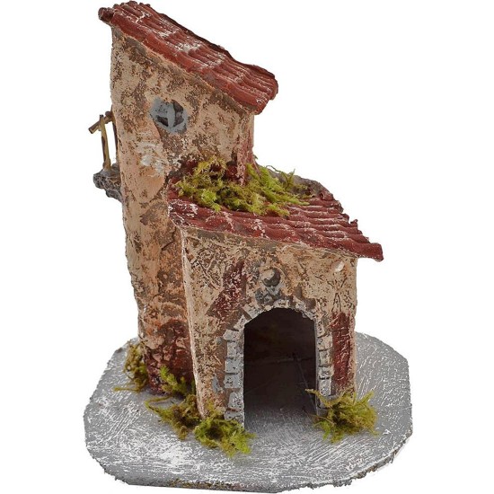 Resin house cm 15x12x18 h.