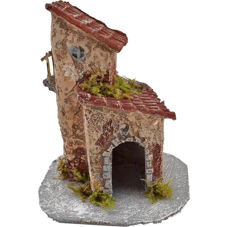 Resin house cm 15x12x18 h.