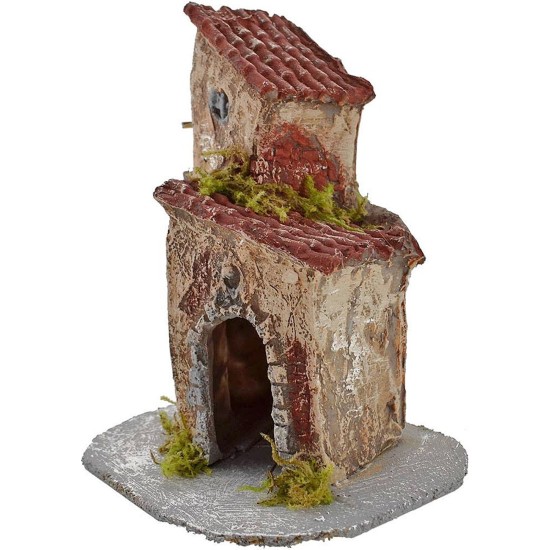 Resin house cm 15x12x18 h.