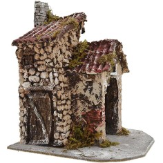 Resin house cm 18x18x22 h. 2