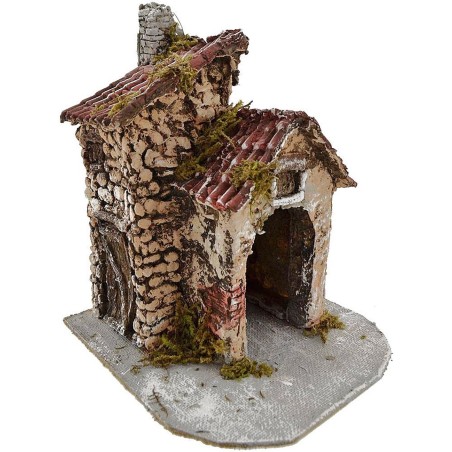 Resin house cm 18x18x22 h.