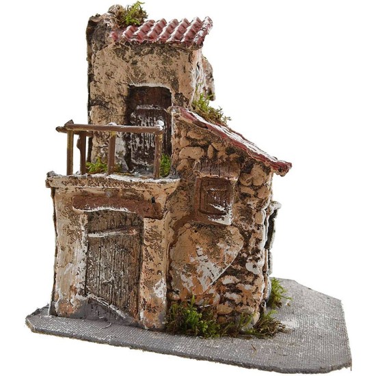 Resin house cm 22x21x24 h.