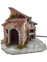 Casa de resina con horno funcional de 19x16x15 cm h.
