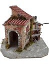 Casa de resina con horno funcional de 19x16x15 cm h.