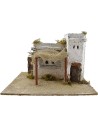 Casa de resina con toldo de 22x18x14 cm h.