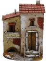 Casa in sughero con balcone cm 18x13x24 h. Mondo Presepi