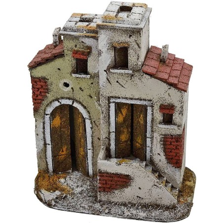 Casa de corcho con escalera de 20x12x23 cm de altura. Mundo