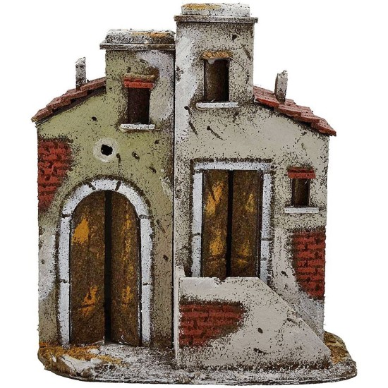 Casa de corcho con escalera de 20x12x23 cm de altura. Mundo