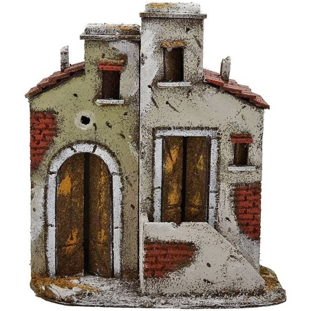 Casa de corcho con escalera de 20x12x23 cm de altura. Mundo