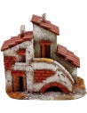Casa de corcho con escaleras de 14x8,5x12 cm h.