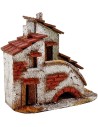 Casa de corcho con escaleras de 14x8,5x12 cm h.