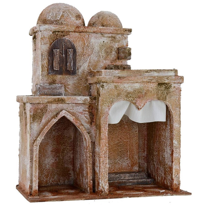 Palestinian home with shop and temple cm 25x14, 5x30 h
