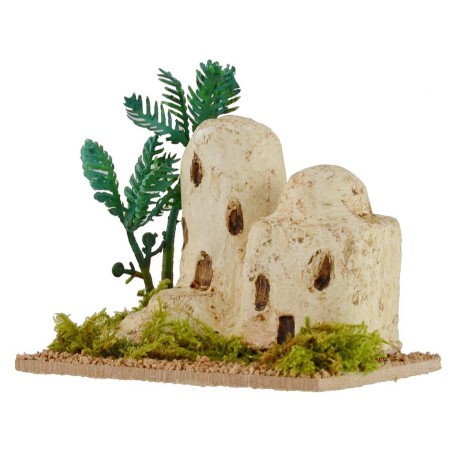 Casa palestinese con scale cm 9,5x7x9 h Mondo Presepi