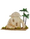 Casa palestinese con scalinata ed arco cm 18x11x15 h Mondo