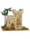 Casa palestinese con torre cm 18x10,8x16,5 h