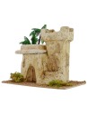 Casa palestinese con torre cm 18x10,8x16,5 h