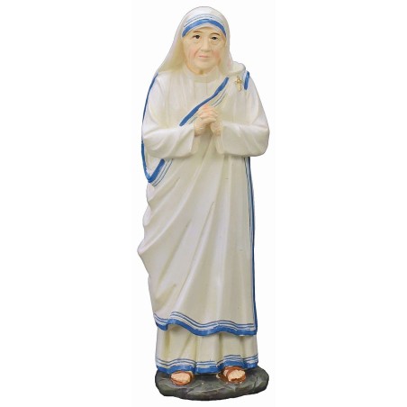 Madre Teresa cm 18 statua in resina Mondo Presepi