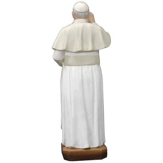 Papa Francisco 20 cm estatua de resina Mondo Presepi