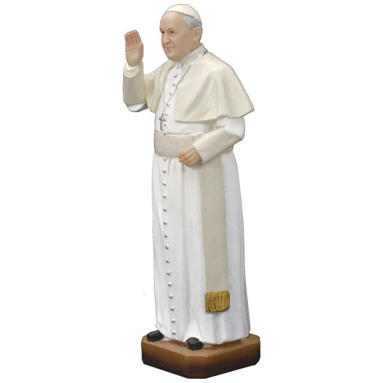 Papa Francisco 20 cm estatua de resina Mondo Presepi