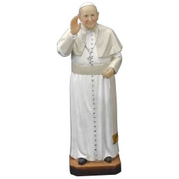 Papa Francisco estatua de resina de 30 cm
