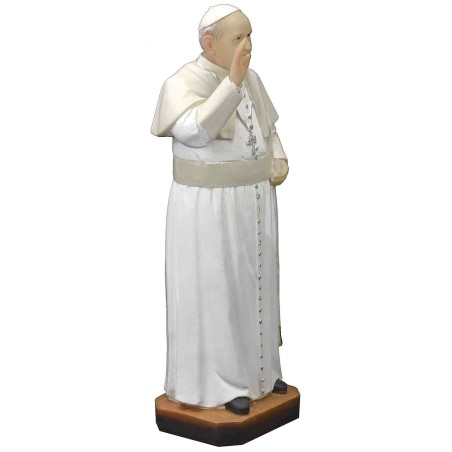 Papa Francesco cm 30 statua in resina Mondo Presepi