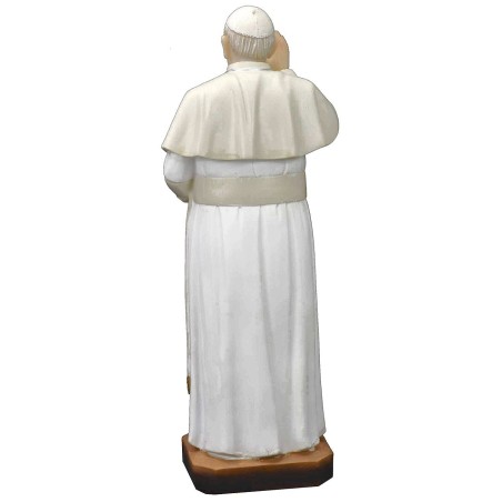 Papa Francesco cm 30 statua in resina