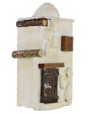 Casa palestina de madera estucada cm 11x9x23 h Mundo Pesebres