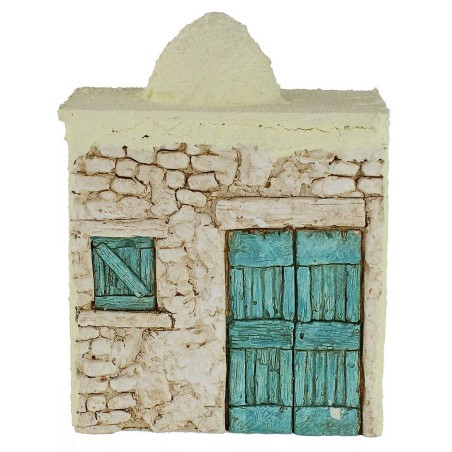 Casa Araba in legno stuccato cm 12x7,5x17 h