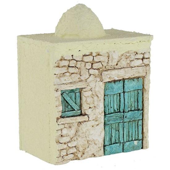 Casa Araba in legno stuccato cm 12x7,5x17 h