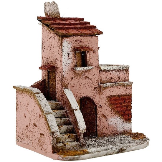 Casa para belén de 13x10x16 cm de altura. Mondo Presepi
