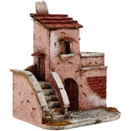 Casa para belén de 13x10x16 cm de altura. Mondo Presepi