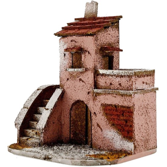 Casa per presepe cm 13x10x16 h. Mondo Presepi