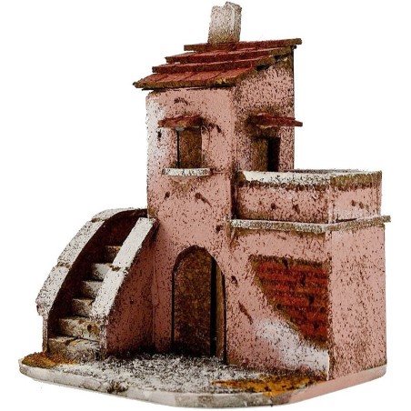 Casa per presepe cm 13x10x16 h. Mondo Presepi