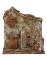 Casa para belén con arco en varios niveles de 10x9x10,5 cm h