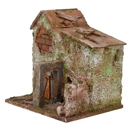Home for presepe with arch on multiple levels cm 10x9x10, 5 h