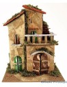 Farmhouse with door and balcony