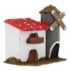 Cascina con silos per presepe cm 12x8x11,5 h Mondo Presepi 2