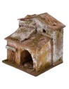 Casita rural para belén de 10x9x11 cm de altura