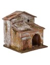 Casita rural para belén de 10x9x11 cm de altura