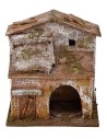 Casita rural para belén de 10x9x11 cm de altura