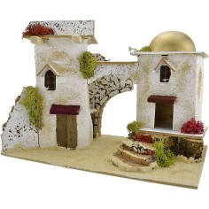 Case Arabe presepe cm 28x15x20 h. Mondo Presepi 2