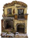 Case Napoletane stile 700 presepe con portone cm 30x25 Mondo