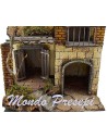 Case Napoletane stile 700 presepe con portone cm 30x25 Mondo