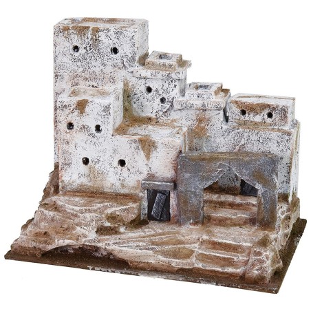 Casas árabes en la distancia cm 22x15x17,5 h distancia.