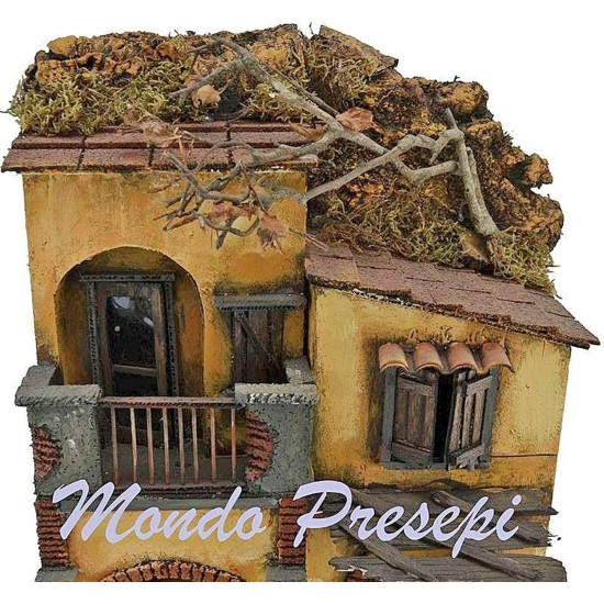 Case con balcone cm 30x25 Mondo Presepi