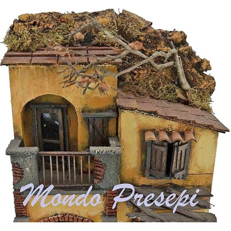 Case con balcone cm 30x25 Mondo Presepi